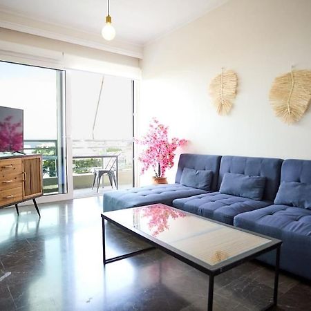 Panoramic White Blue Apartment Chios Town Bagian luar foto