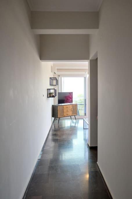 Panoramic White Blue Apartment Chios Town Bagian luar foto