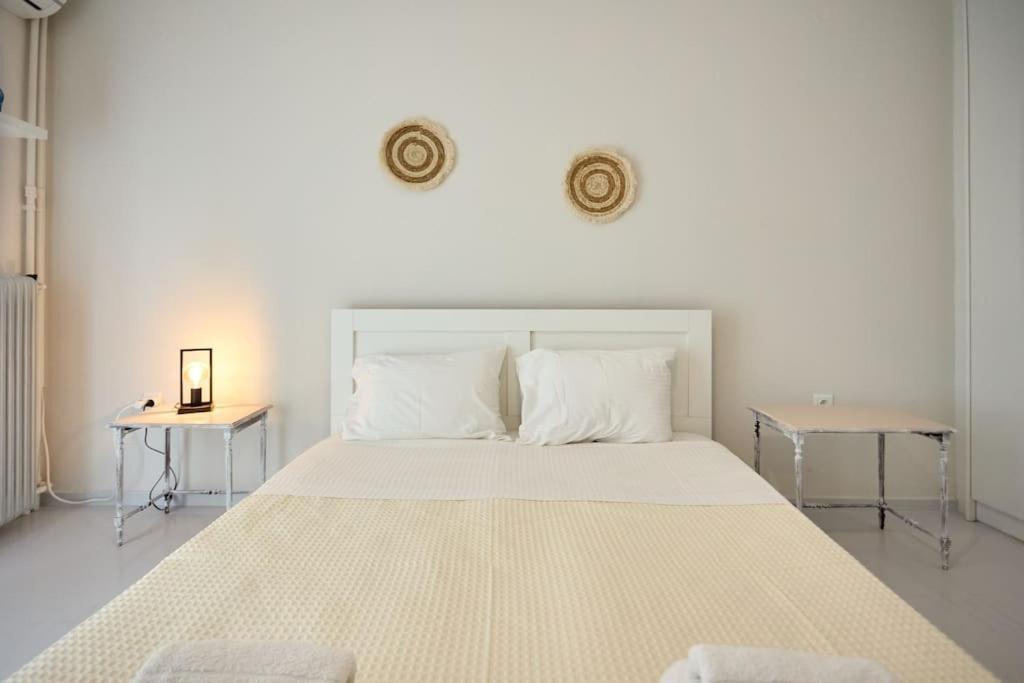 Panoramic White Blue Apartment Chios Town Bagian luar foto